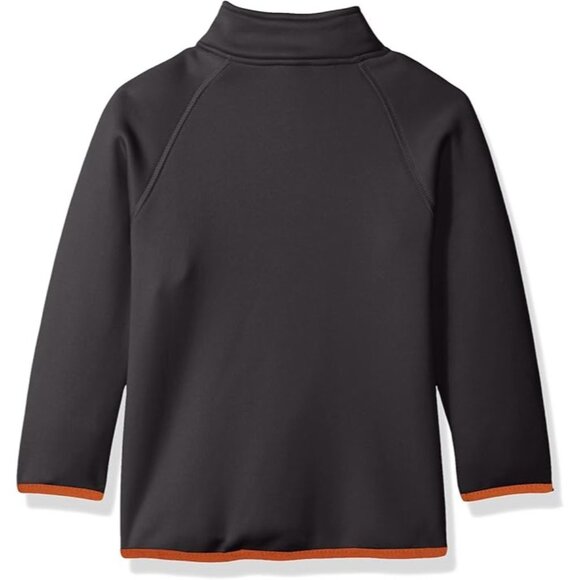 Avalanche Boys' Little Quarter Zip Fleece Pullover, Asphalt, S (4) - Picture 2 of 2